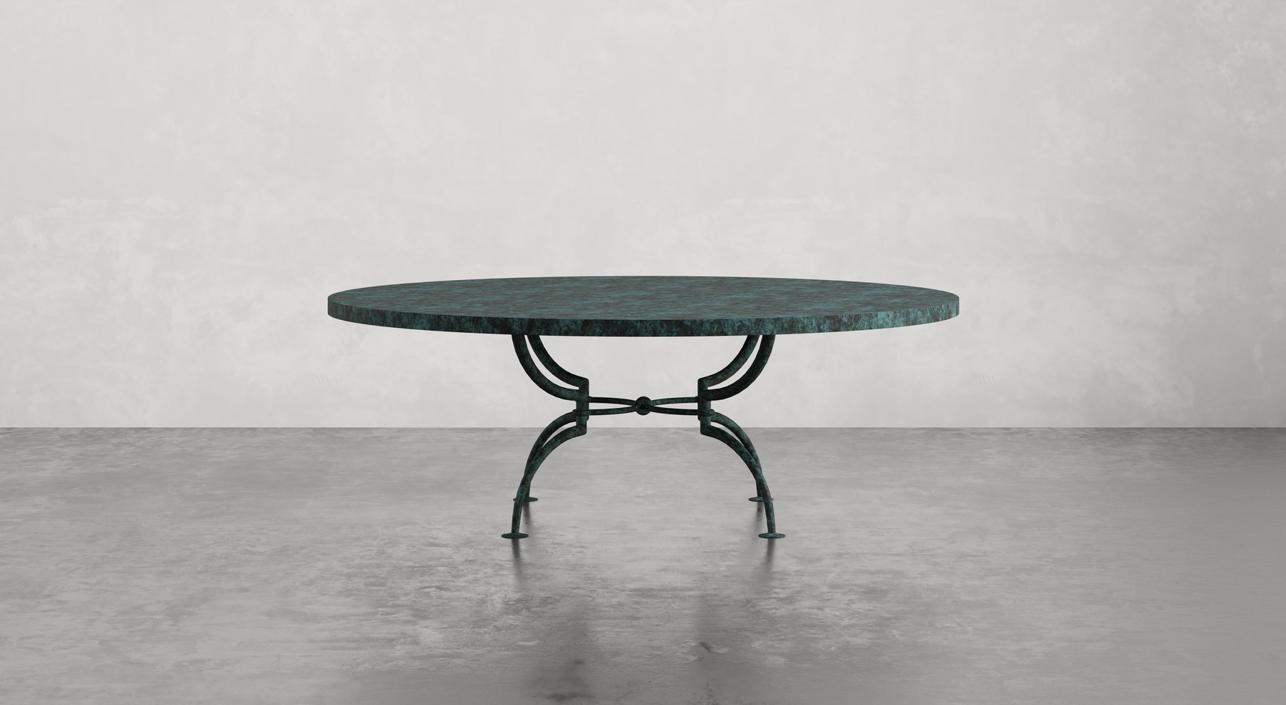 Diego Table, 84 in. Round, Atelier Artizan