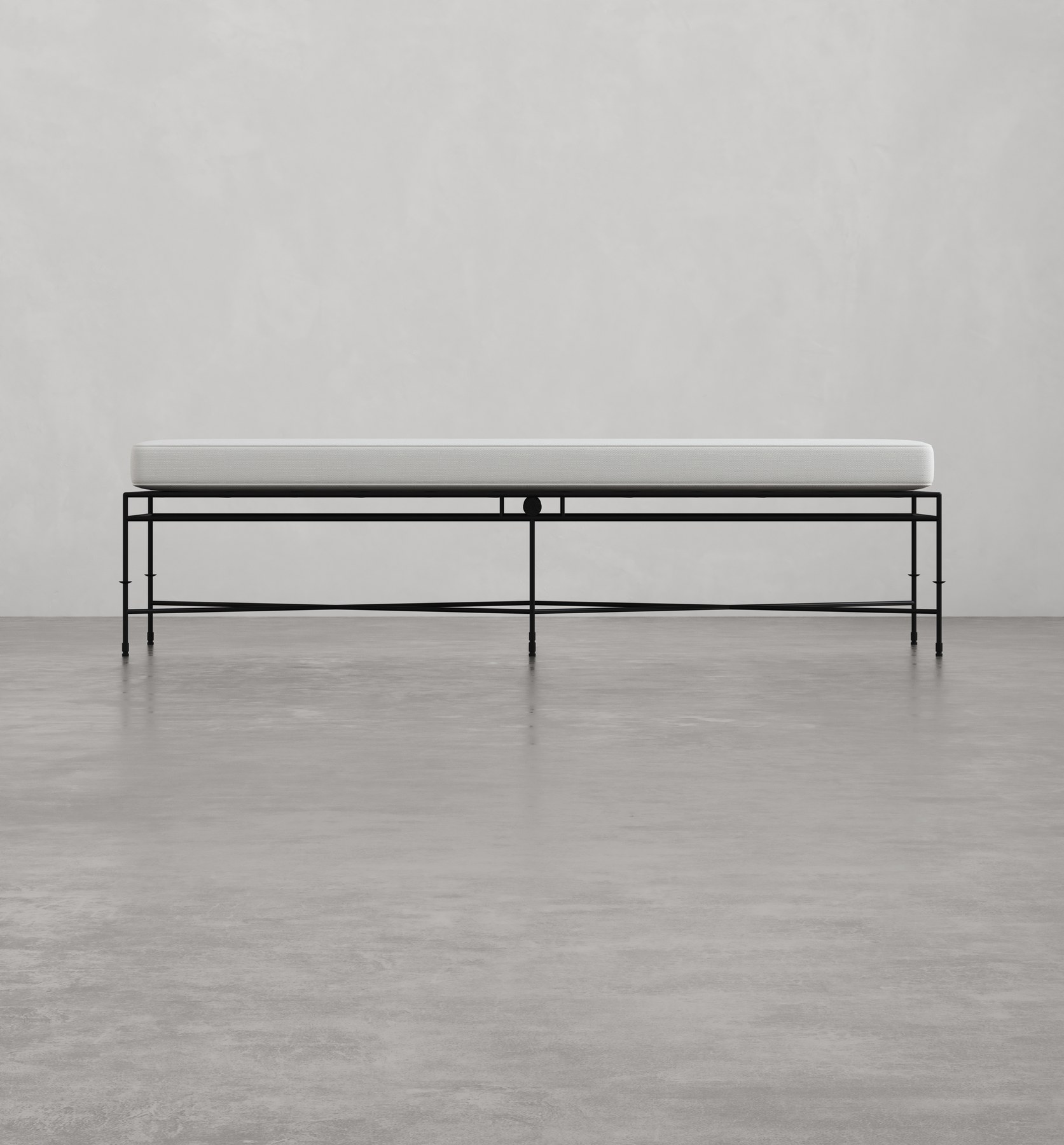 Three Seat Bench, Crossbar, Atelier Artizan