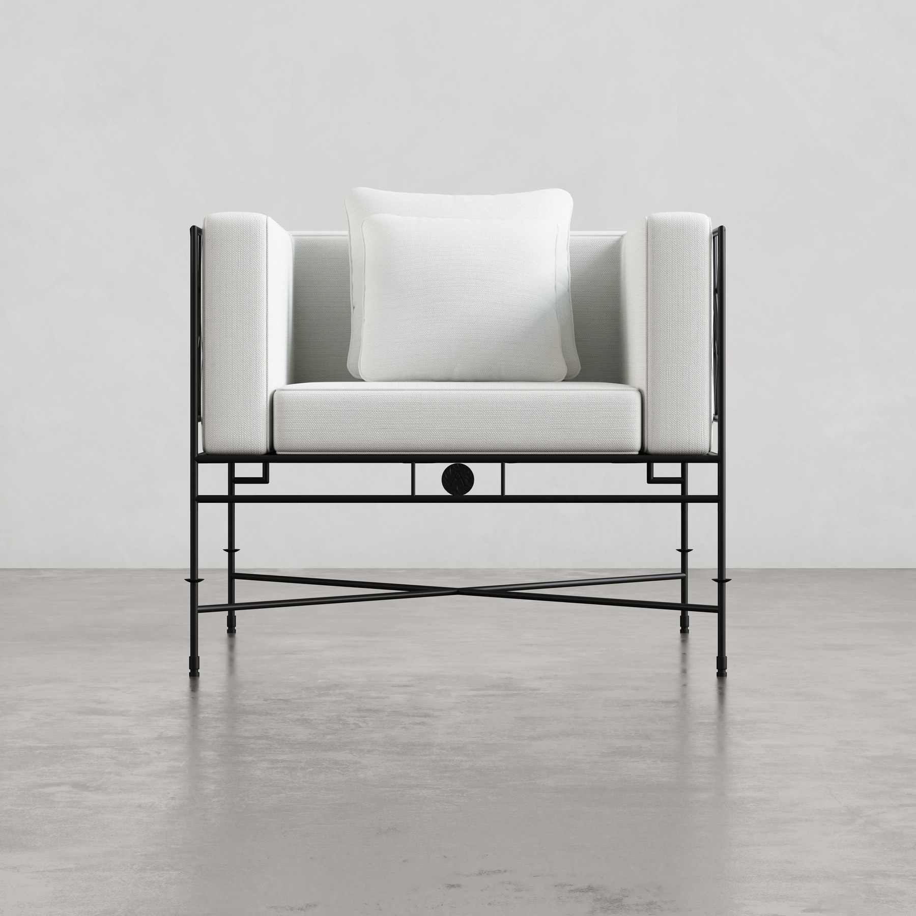 Tuxedo Armchair, Upholstered, Atelier Artizan