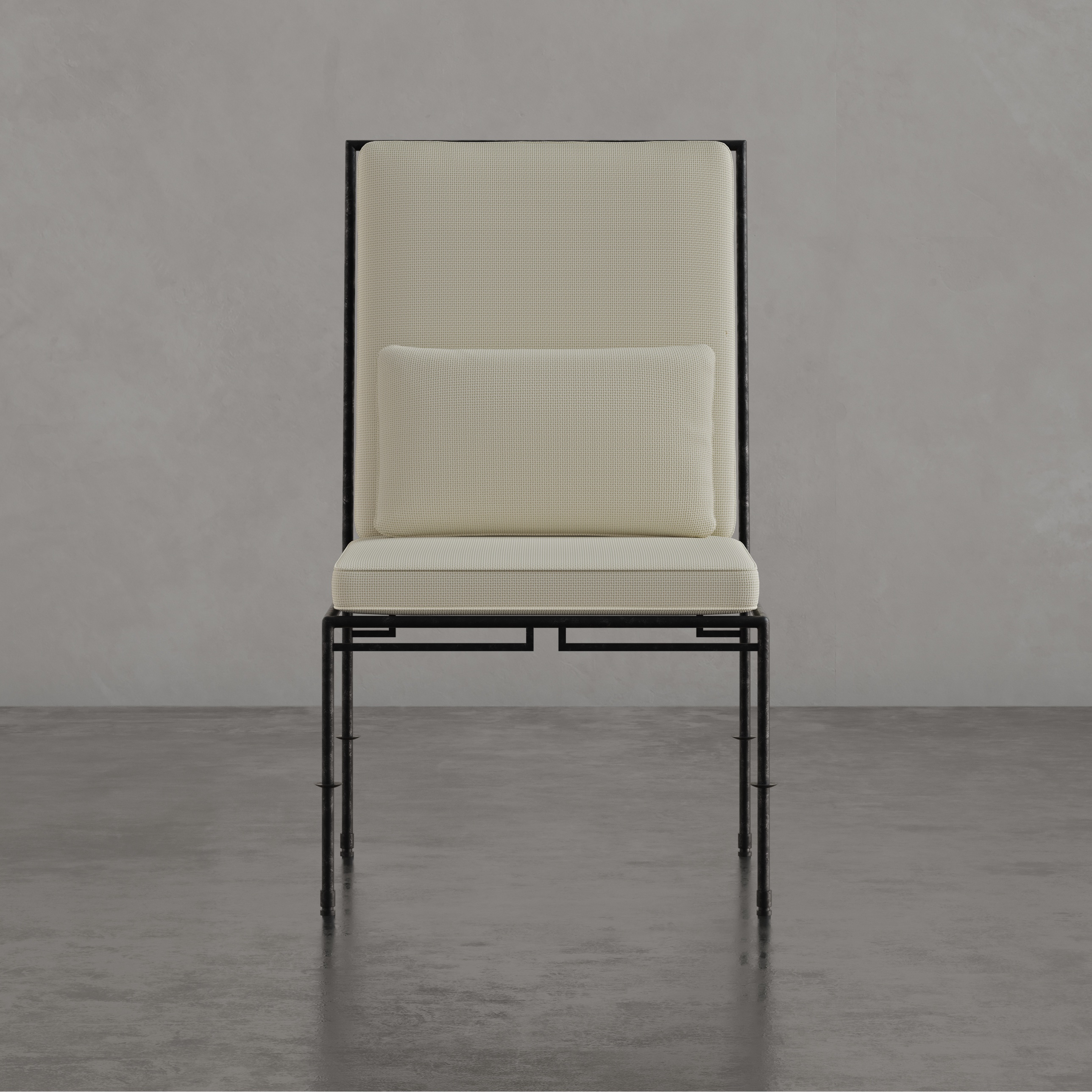 Milos Dining Chair, Upholstered, Atelier Artizan